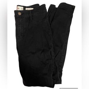 Hollister Black High Rise Jean Leggings Size 9R